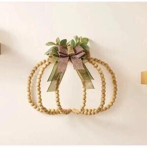 Mondo Llama Wood Bead Pumpkin Decor Crafting Kit NIB